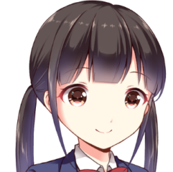 女子右おさげ