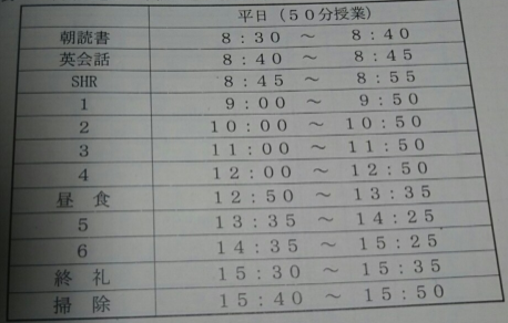 公立小学校の時間割 時間は 画像10例あり 世知note